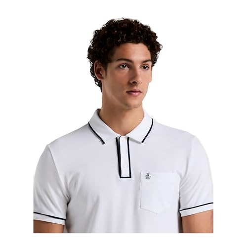 Original Penguin Earl Polo Shirt, Blanc, L Homme