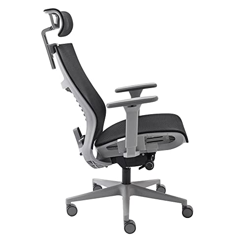 Cadeira de Escritorio Elements Vertta Grey and Black Special