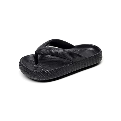 Tongs de plage et de jardin pour femme avec plateforme plate pour l'extérieur