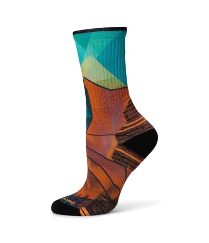 Smartwool Women's Hike Targeted Cushion Mountain Prism Print Crew Socks
