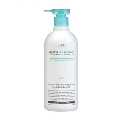 LA'DOR Keratin LPP Haarshampoo, 530 ml, pH-reduziert, reinigt, weich, nährt Feuchtigkeit, spendet trockenem Haar, beschädigtes Haar, gibt ihm ihre Vitalität, Protein, Weizen, Protein Seide