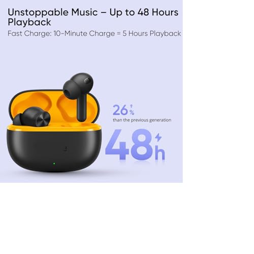 Image of reealmee TWS Ear Buds, 48 Hours Playback, 10m Range Coverage, Wireless