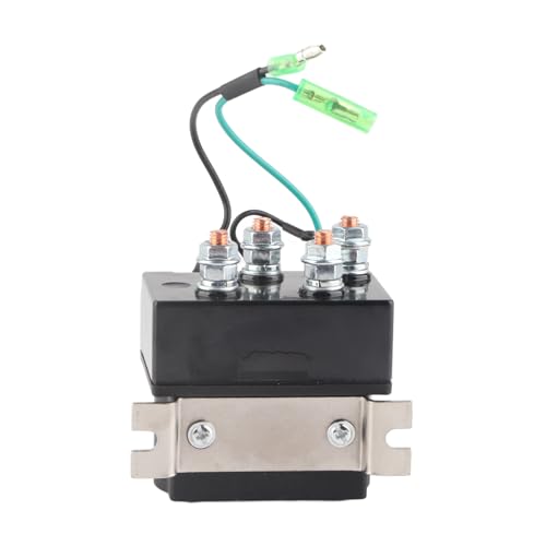 Image of Winch Solenoid Relay Contactor, 12V ATV UTV Winch Contactor Solenoid Relay for 1500-5000lb Winches B180913