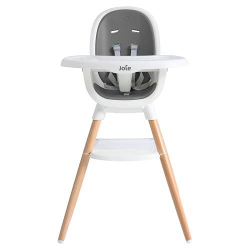 Image of Joie Chai Multi-Mode Highchair - European Beech Wood, Convertible, 9+ Modes, Birth up to 60 lb. (Shadow)
