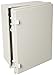 BUD Industries NBB-10247 Style B Plastic Indoor Box with Solid Door, 15-43/64 Length x 11-23/32 Width x 6-19/64 Height, Light Gray Finish by BUD Industries