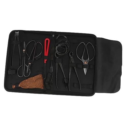 BESPORTBLE Gartenschneider Satz Für Bonsai Und Sukkulenten Gartenwerkzeug Mit Aufbewahrungstasche Professionelle Gartenschere Aus Langlebigem Carbonstahl Für Präzises Schneiden Und Trimmen