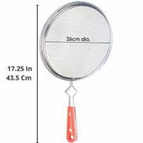 TAZLYN pulka grill for gas stove grill phulka grill tawa jali for kitchen cooking steel papad jali for gas stove mesh brinjal roaster for gas griller roti grill basket pulka pan roaster PACK OF 1