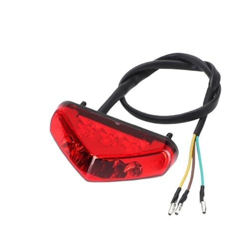 Feu arrière LED moto 12V anti-vibration pour réparer l'éclairage défaillant d'ATV