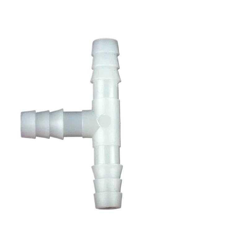 YKMYXZ， 3 STÜCKE 4~26mm Weiß T-stück PE Pagode Schlauchverbindungen Gartenbewässerung Kunststoff Zubehör Aquarium Wassertank Adapter(9mm,100pieces)
