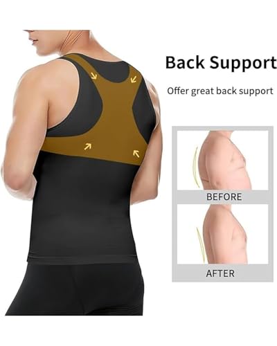 Selure Wear Shaping Tank Top 2.0 Men Compression Tummy Control Elastic Breathable Shirt4