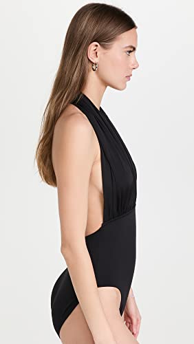 Norma Kamali Women's Halter One Piece Swimsuit4