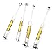 WILDFIX 2.5-4inch Lift Front and Rear Shocks for Jeep Grand Cherokee WJ 1999-2004, Zinc Plated Coating, 4 Pieces Pack