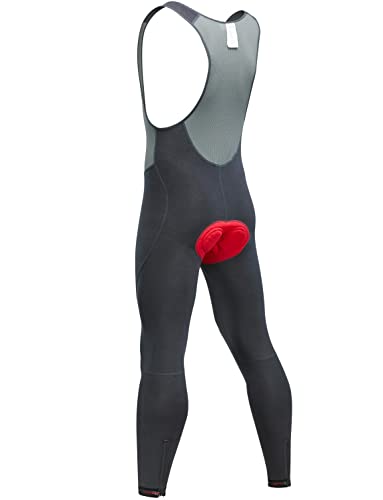 Image of qualidyne Men's Cycling Bike Bib Long Pants Cycling Tights with 3D Breathable Pad, Excellent Performance & Better Fit