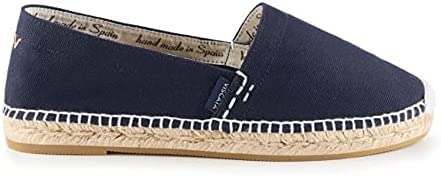 VISCATA Begur Canvas Slip On Espadrilles Handmade 2 ½” Heel Men's Espadrilles with Breathable Cotton Canvas and 100% Natural Jute Insole for All Casual Occasions