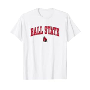 Ball State Cardinals Arch Over Logo Officially Licensed T-Shirt