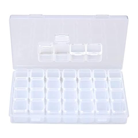 Qoosea Siming Sorting Box with 28 Compartments Cover