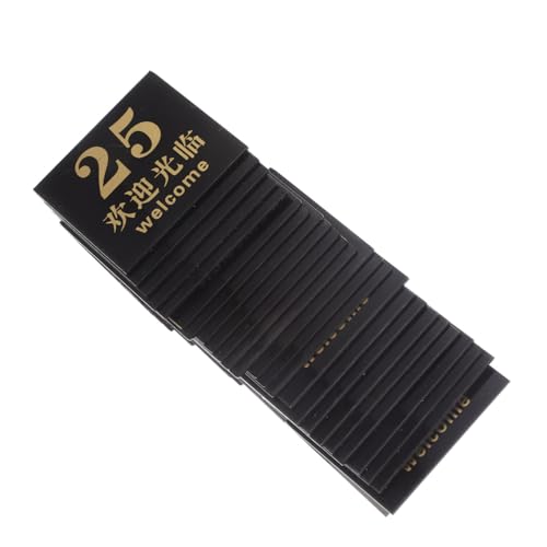 Cartes de siège haut de gamme en acrylique double face pour réception