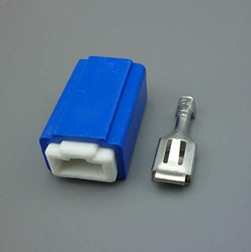 H1 h3 Ceramic Socket Female Right Angle Cover and Terminal Bulb Socket - (Color Name: 100set)