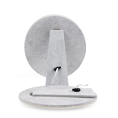 GISELA D 3 peças de suporte oval para colar de veludo com suporte para pingente de joias ajustável (