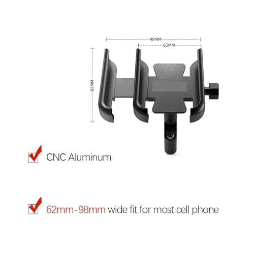 Support téléphone NC750X en aluminium à angle réglable premium - 5