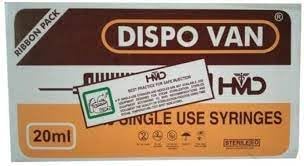 Dispo Van 20ml Syringe with 22G needle (B0CWGM6VKP) Amazon Price History, Amazon Price Tracker