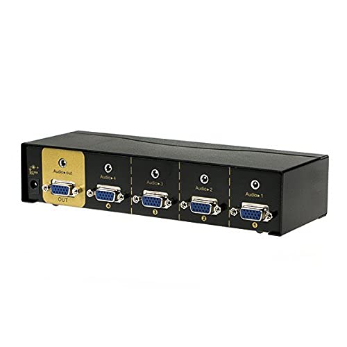 Buy Ultima™4 Input 1 Output Smart Video & Audio VGA Switch with Remote ...