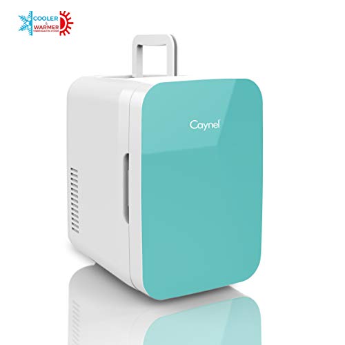 Caynel Mini Fridge Cooler and Warmer, (6 Liter / 8 Can) Portable Compact