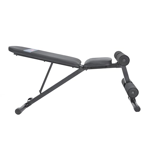 Image of Sunny Health & Fitness Adjustable Weight Bench for Home Gym Strength Training, Incline /Decline, Multi-Position, High Weight Capacity