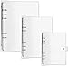 Produktbild Yangfei 3 Stück Ringbuch A5 Nachfüllbar, Ringordner Binder A5 A6 A7 mit 6 Löcher Notizbuch zum Binden Ringbuchordner Wasserdichte Ringbuch für Scrapbooking Fotoalbum (3 Größe)