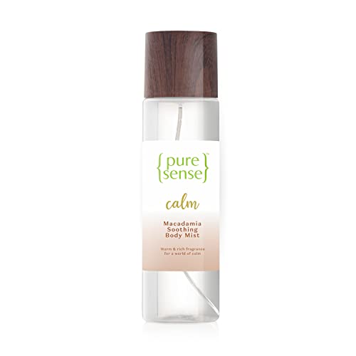 PureSense Calm Macadamia Soothing Body Mist Long Lasting Fragrance Women’s Perfume | Instant Mood Lifter | Cruelty Free | 150 ml