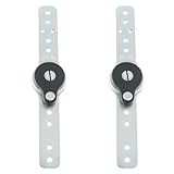 TAODAN 2PCS Sofa Function Adjustable Hinges Return 90 to 190 Degrees 10 Speeds Round Flat Smooth Steel Multi Angle Furniture Auto Reset Hinge for Bed Cabinet Recliner Gear Adjustment