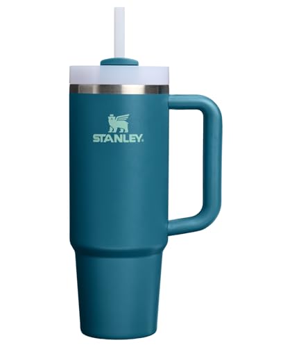 Image of STANLEY Quencher H2.0 Tumbler with Handle and Straw 30 oz | Flowstate 3-Position Lid | Cup Holder Compatible for Travel | Insulated Stainless Steel Cup | BPA-Free | Coastal Teal