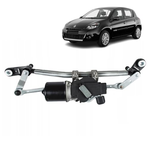 Mécanisme essuie-glace avant avec moteur pour Renault Clio 3 phase 1 et 2