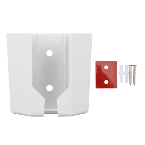 New Upgraded StarLink Ethernet Adapter Mount,Indoor Wall Mounting Bracket with Back Glue and Expansion Screw,Satellite Brackets Stability ABS Mounting Kit,White