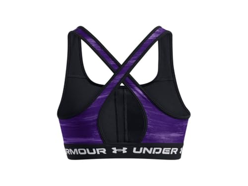 Image of Under Armour Crossback Mid Impact Heather Bra