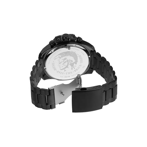 Diesel Herrenuhr Mega Chief, QuarzChronographenwerk, 59 mm GunmetalEdelstahlgehäuse mit Edelstahlarmband, DZ4282 – Ansicht 6