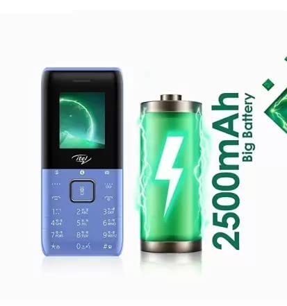Image of (Refurbished) Itel Power200 (4.5cm, 2500mAh, Stylish ID, 3D Curved Display Lens, Blue)