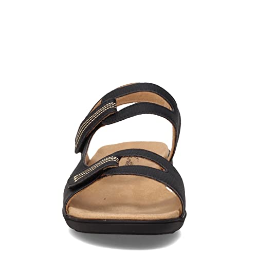 Image of Trotters Women's, Katarina Sandal Black Nubuck 8 M