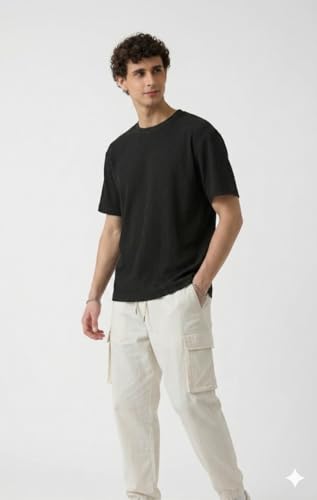 Image of Zilcon Men's Casual Round Neck T-Shirt Short Sleeve T-Shirt Summer Beach Hippie T-Shirt