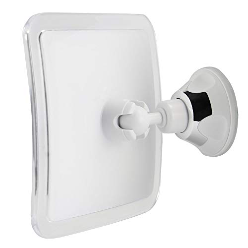 Fogless Suction Mirror | Portable x3 Magnification Bathroom Mirror | Lock Suction-Cup | Fog-Free, Shatterproof & Swivel Wall Mirror | Pukkr