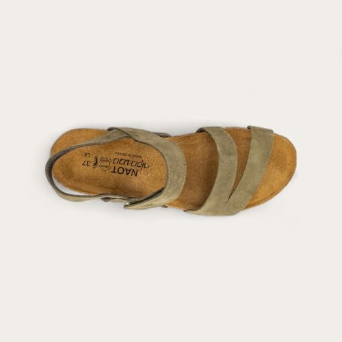 Image of NAOT Kayla Women's Sandals - Supportive 3-Strap Design with Backstrap, Cork & Latex Footbed - Arch Support - Travel-Friendly Comfortable Walking Sandals for All-Day Wear