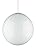 Sea Gull Lighting 6020-15 Leo Globe Pendant Hanging Modern Fixture, One - Light, White