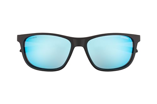 Image of O'NEILL 9025 Men's and Women's Polarized Square Sport Sunglasses, Matte Black, 57 mm
