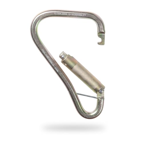 Image of Malta Dynamics Fall Protection Carabiner Clip, High Strength Professional Grade, OSHA /ANSI Compliant