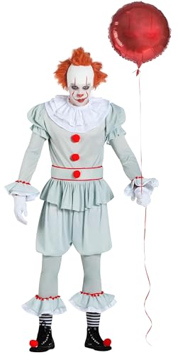 Kimokawaii Disfraz de Payaso Malo Adulto (T-ML)