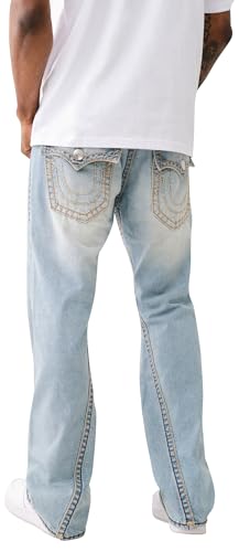 True Religion Men's Joey Super T Flap Twisted Seam 1/2"2