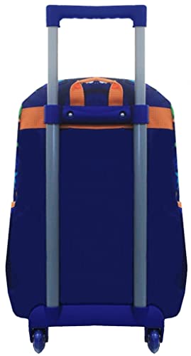 Mochila Bolsa Reforçada Escolar Infantil Menino Dinossauro Rodinhas