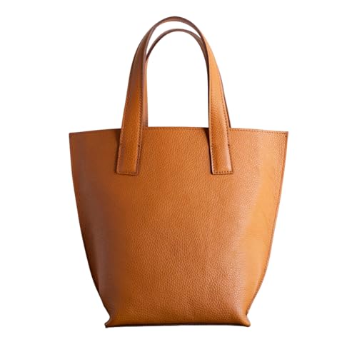 [artigianoworks] トートバッグ ハンドバッグ 姫路レザー 大容量 通勤 通学 旅行 軽量 レディース おしゃれ キャメル ak-54ks