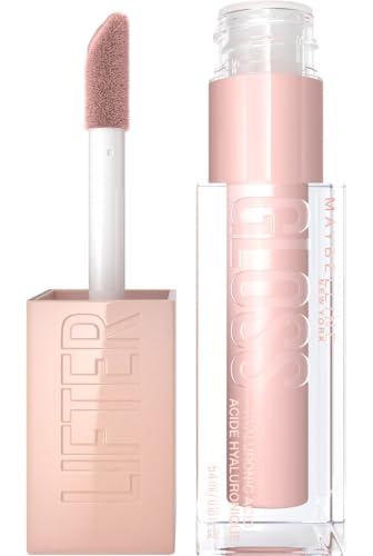 Maybelline Lifter Lip Gloss Hydrating Hyaluronic Acid Light Pink, 002 Ice