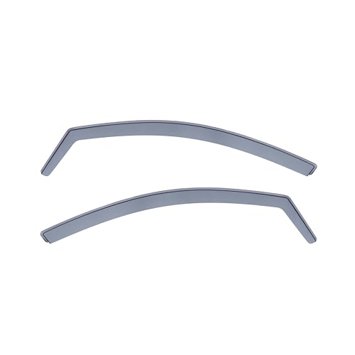 Modifycar - Deflectores Compatibles con Renault Megane II 2002-2008 - Vidrio Acrílico Duradero - Derivabrisas Delanteros Ahumados para Ventanillas - Instalación Interior - 2 Unidades